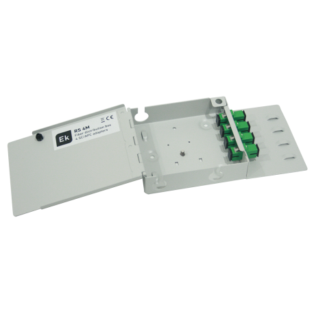 RS 4M  Caixa de distribuição de fibra, 4 fibras