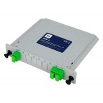 SCF 2 - Splitter fibra óptica modular (cassette) 1x2 conectorizado SC/APC SCF 2 - Splitter fibra óptica modular (cassette) 1x2 conectorizado SC/APC