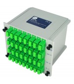SCF 32 - Splitter fibra óptica modular (cassette) 1x32 conectorizado SC/APC