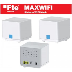 MAXWIFI - Sistema Mash Kit WiFi 3 x  Mesh AC1200