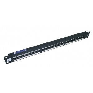 PP 24 S - Patch Painel de 24 portas vazias para rack 19"